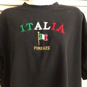 JERZEES 363 XL ITALIA FIRENZE TRUE BLACK TEE